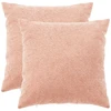 Pagalvėlės užvalkalas 2 pcs HEERLEN Rožinė 65 x 65 cm Bouclé