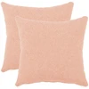 Pagalvėlės užvalkalas 2 pcs HEERLEN Rožinė 45 x 45 cm Bouclé