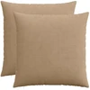 Pagalvėlės užvalkalas 2 pcs HEERLEN Ruda 70 x 70 cm mančester