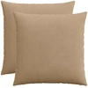 Pagalvėlės užvalkalas 2 pcs HEERLEN Ruda 80 x 80 cm mančester