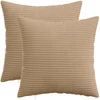 Pagalvėlės užvalkalas 2 pcs HEERLEN Ruda 45 x 45 cm mančester