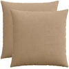 Pagalvėlės užvalkalas 2 pcs HEERLEN Ruda 65 x 65 cm mančester
