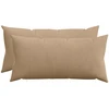 Pagalvėlės užvalkalas 2 pcs HEERLEN Ruda 40 x 80 cm mančester