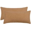 Pagalvėlės užvalkalas 2 pcs HEERLEN Smėlio 40 x 80 cm Bouclé