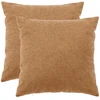 Pagalvėlės užvalkalas 2 pcs HEERLEN Smėlio 55 x 55 cm Bouclé