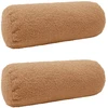 Pagalvėlės užvalkalas 2 pcs HEERLEN Smėlio Ø 15 x 40 cm Bouclé