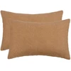 Pagalvėlės užvalkalas 2 pcs HEERLEN Smėlio 40 x 60 cm Bouclé