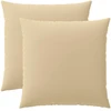 Pagalvėlės užvalkalas 2 pcs HEERLEN Smėlio 80 x 80 cm