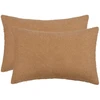 Pagalvėlės užvalkalas 2 pcs HEERLEN Smėlio 50 x 80 cm Bouclé
