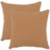 Pagalvėlės užvalkalas 2 pcs HEERLEN Smėlio 45 x 45 cm Bouclé