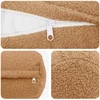 Pagalvėlės užvalkalas 2 pcs HEERLEN Smėlio Ø 15 x 40 cm Bouclé
