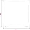 Pagalvėlės užvalkalas 2 pcs HEERLEN Šviesiai pilka 80 x 80 cm