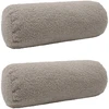 Pagalvėlės užvalkalas 2 pcs HEERLEN Šviesiai pilka Ø 15 x 40 cm