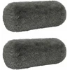 Pagalvėlės užvalkalas 2 pcs HEERLEN Šviesiai pilka Ø 15 x 40 cm