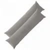 Pagalvėlės užvalkalas 2 pcs HEERLEN Šviesiai pilka 40 x 145 cm