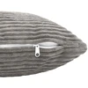 Pagalvėlės užvalkalas 2 pcs HEERLEN Šviesiai pilka 40 x 145 cm