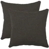 Pagalvėlės užvalkalas 2 pcs HEERLEN Tamsiai pilka 35 x 35 cm
