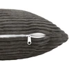 Pagalvėlės užvalkalas 2 pcs HEERLEN Tamsiai pilka 40 x 145 cm