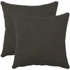 Pagalvėlės užvalkalas 2 pcs HEERLEN Tamsiai pilka 50 x 50 cm
