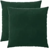Pagalvėlės užvalkalas 2 pcs HEERLEN Tamsiai žalia 80 x 80 cm