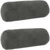 Pagalvėlės užvalkalas 2 pcs HEERLEN Tamsiai pilka Ø 15 x 40 cm