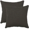 Pagalvėlės užvalkalas 2 pcs HEERLEN Tamsiai pilka 40 x 40 cm