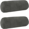 Pagalvėlės užvalkalas 2 pcs HEERLEN Tamsiai pilka Ø 15 x 40 cm