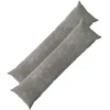 Pagalvėlės užvalkalas 2 pcs HEERLEN Tamsiai pilka 40 x 145 cm