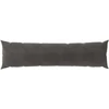 Pagalvėlės užvalkalas 2 pcs HEERLEN Tamsiai pilka 40 x 145 cm