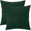 Pagalvėlės užvalkalas 2 pcs HEERLEN Tamsiai žalia 30 x 30 cm