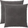 Pagalvėlės užvalkalas 2 pcs HEERLEN Tamsiai pilka 65 x 65 cm
