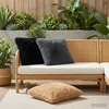 Pagalvėlės užvalkalas 2 pcs HEERLEN Taupe 60 x 60 cm PV pūkinis