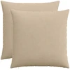 Pagalvėlės užvalkalas 2 pcs HEERLEN Taupe 80 x 80 cm mančester