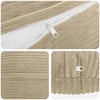 Pagalvėlės užvalkalas 2 pcs HEERLEN Taupe Ø 60 cm mančester