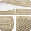 Pagalvėlės užvalkalas 2 pcs HEERLEN Taupe Ø 15 x 40 cm