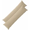 Pagalvėlės užvalkalas 2 pcs HEERLEN Taupe 40 x 145 cm mančester