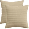 Pagalvėlės užvalkalas 2 pcs HEERLEN Taupe 45 x 45 cm mančester
