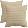 Pagalvėlės užvalkalas 2 pcs HEERLEN Taupe 35 x 35 cm mančester
