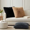 Pagalvėlės užvalkalas 2 pcs HEERLEN Taupe 65 x 65 cm PV pūkinis