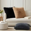 Pagalvėlės užvalkalas 2 pcs HEERLEN Taupe 65 x 65 cm PV pūkinis