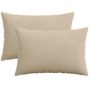 Pagalvėlės užvalkalas 2 pcs HEERLEN Taupe 50 x 75 cm mančester