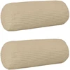 Pagalvėlės užvalkalas 2 pcs HEERLEN Taupe Ø 15 x 40 cm