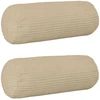 Pagalvėlės užvalkalas 2 pcs HEERLEN Taupe Ø 15 x 40 cm
