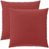 Pagalvėlės užvalkalas 2 pcs HEERLEN Vyno raudona 65 x 65 cm