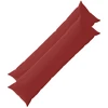 Pagalvėlės užvalkalas 2 pcs HEERLEN Vyno raudona 40 x 145 cm