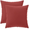 Pagalvėlės užvalkalas 2 pcs HEERLEN Vyno raudona 45 x 45 cm