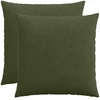 Pagalvėlės užvalkalas 2 pcs HEERLEN Žalia 70 x 70 cm mančester