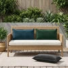Pagalvėlės užvalkalas 2 pcs HOUTEN Juoda 40 x 80 cm Aksomas