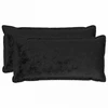 Pagalvėlės užvalkalas 2 pcs HOUTEN Juoda 40 x 80 cm Flanelė