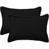 Pagalvėlės užvalkalas 2 pcs HOUTEN Juoda 50 x 80 cm Bouclé